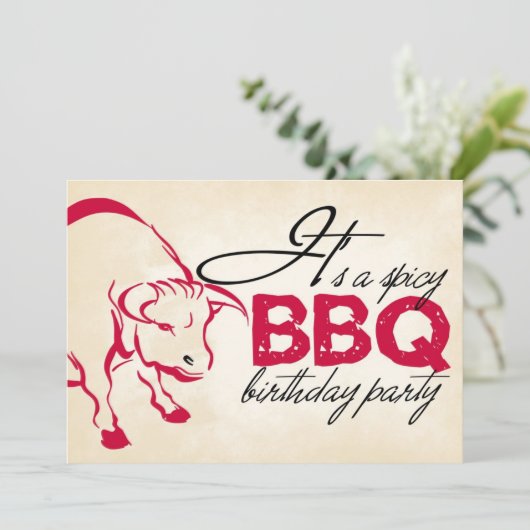 Het is een speciale uitnodiging voor verjaardagsfe (Staand voorkant)