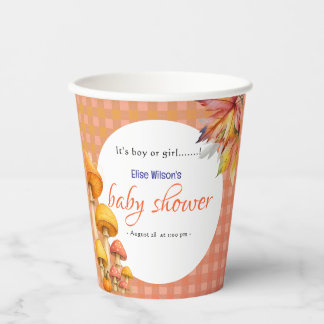 Het is een sprookjesachtig baby shower voor jongen papieren bekers