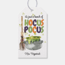 Het is een stel Hocus Pocus Halloween-gunsttag