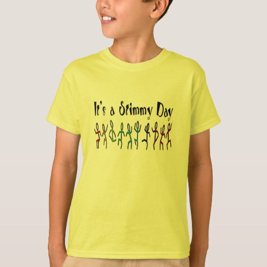 Het is een Stimmy Day T-shirt (Voorkant)