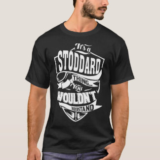 Het is een STODDARD-ding T-shirt