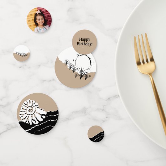 Het is een strand verjaardagsfeestje confetti (Groep)