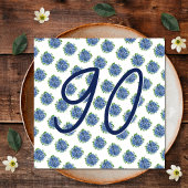 Het is een Surprise 90th Birthday Party Blue Hydra Kaart