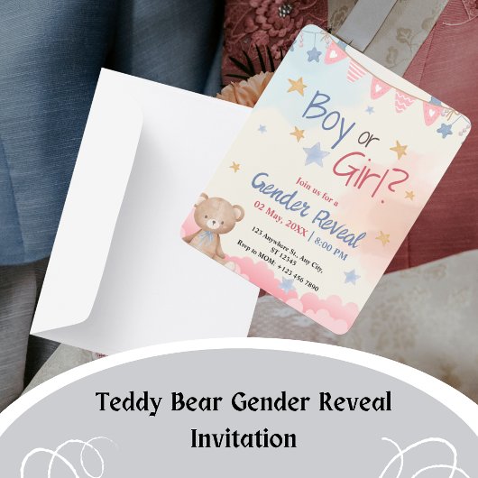 Het is een Teddy Bear Bash! Waterverf Geslacht ont Kaart