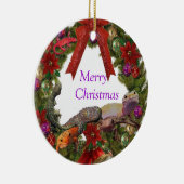 Het is een Tokay Kinda Holiday Tree Ornament (Rechts)