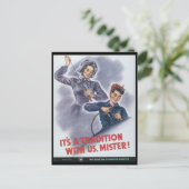 Het is een traditie in de Tweede Wereldoorlog Briefkaart (Staand voorkant)