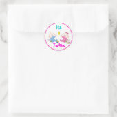Het is een tweeling Baby shower Sticker (Tas)