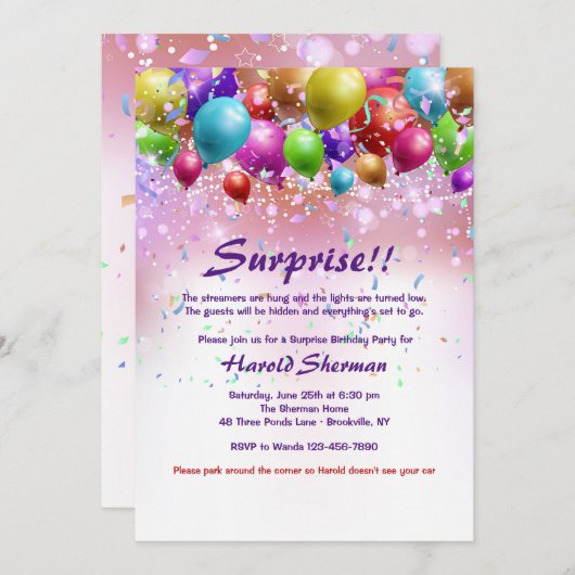 Het is een uitnodiging om feest te vieren (Voorkant / Achterkant)