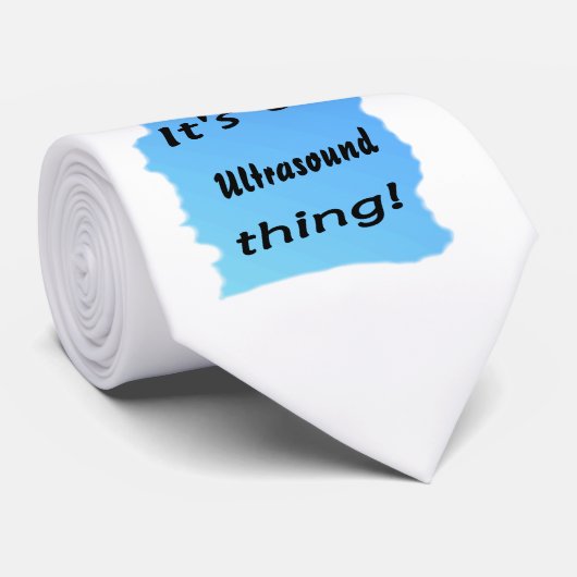 Het is een ultrageluid ding! stropdas (Opgerold)
