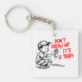 Het is een val sleutelhanger (Voorkant)