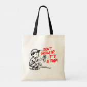 Het is een val tote bag (Achterkant)