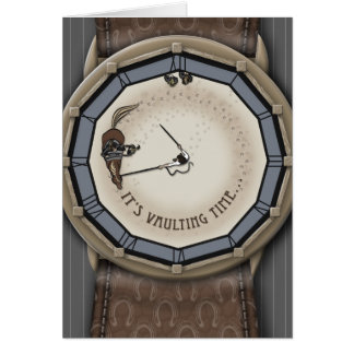 "Het is een Vaulting Time"-kaart