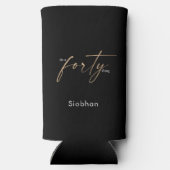 Het is een veertig ding 40e verjaardag elegant sti (Achterkant)