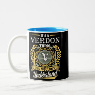 Het is een Verdon-ding dat je niet zou begrijpen Tweekleurige Koffiemok
