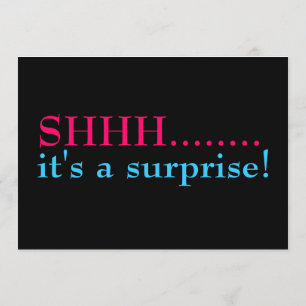 Het is een verrassend feest. DERTIG Kaart