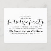 Het is een verrassingsfeestje. (Achterkant)