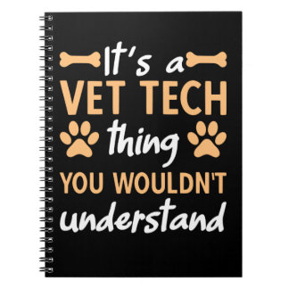 Het is een Vet Tech-ding Notitieboek