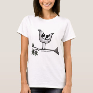 Het is een vogel... het is een kat! -Optische illu T-shirt