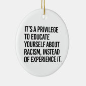 Het is een voorrecht om jezelf te onderwijzen keramisch ornament (Rechts)