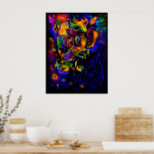 Het is een waanzinnig lokaal poster (Keuken)