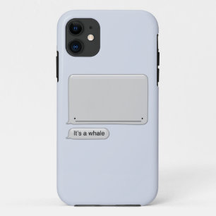 Het is een walvis iPhone 11 hoesje