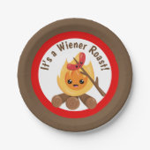 Het is een Wiener Roast party bord (Voorkant)