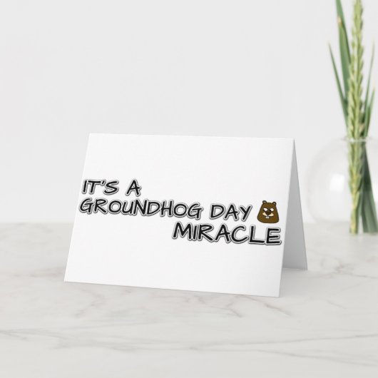 Het is een wonder van een dag. kaart (Voorkant)