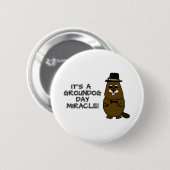 Het is een wonder van een dag. ronde button 5,7 cm (Voorkant /achterkant)