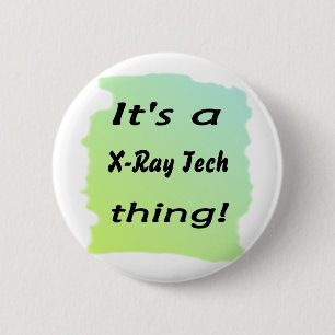 Het is een x-ray technologieding ronde button 5,7 cm