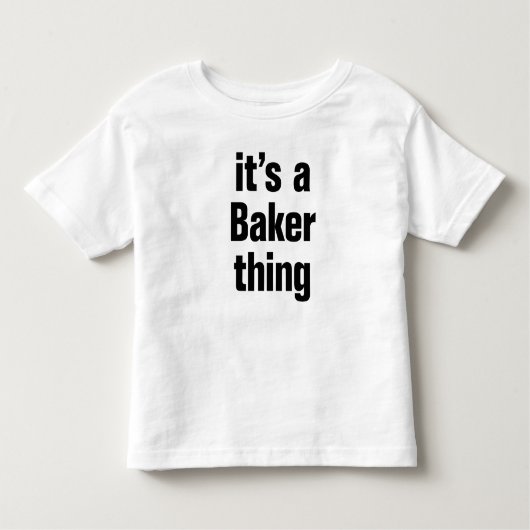 het is een zaak voor bakkers kinder shirts (Voorkant)