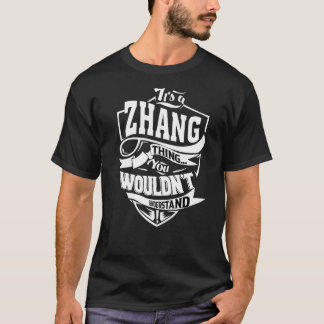 Het is een Zhang ding T-shirt