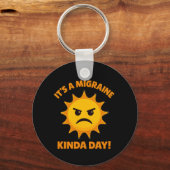 Het Is Eén Zo'n Migrainedag Sleutelhanger (Voorkant)