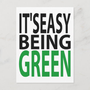 HET IS EENVOUDIG OM GROEN TE WORDEN BRIEFKAART