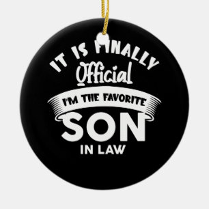 Het is eindelijk een officiële favoriete zoon in d keramisch ornament