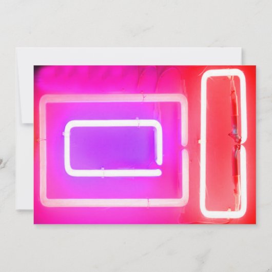 HET IS ELEKTRISCH! 13e verjaardag Uitnodiging (Achterkant)