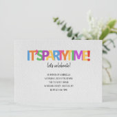 Het is feest! kaart (Staand voorkant)