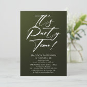 Het is feestdag 40e verjaardag Eenvoudige legant Kaart (Staand voorkant)