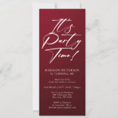 Het is feestdag 40e verjaardag Eenvoudige legant Kaart (Voorkant)