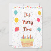 Het is feestdag kaart (Achterkant)