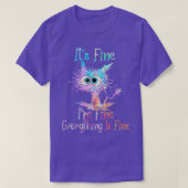 Het is fijn dat alles fijn is... t-shirt (Design voorkant)