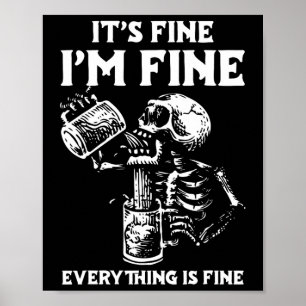 Het is fijn dat alles goed gaat met Halloween Cost Poster