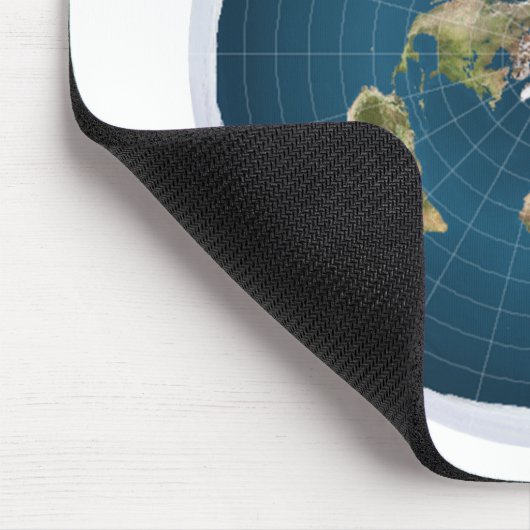 Het is Flat.  Nee, echt. Muismat (Hoek)