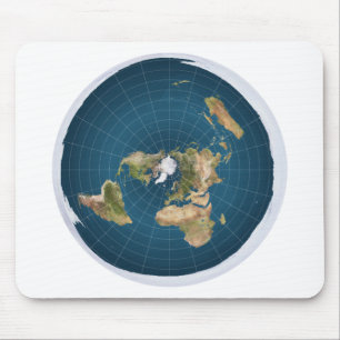 Het is Flat.  Nee, echt. Muismat