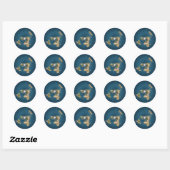 Het is Flat.  Nee, echt. Ronde Sticker (Vel)