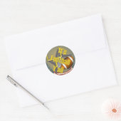 Het is Football Y'all Ronde Sticker (Envelop)