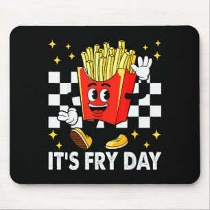 Het is Fry Day - Grappige Franse Friet Fast Food Muismat