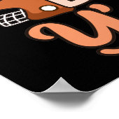 Het is Game Day Y'all Football Player Coach Poster (Hoek)