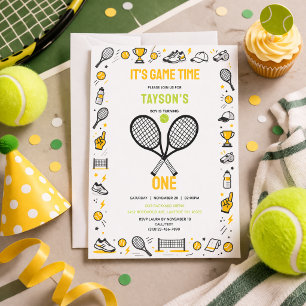 Het is Game Time Tennis 1e verjaardag – Leuk voor Kaart