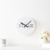 Het is geen bug, grappig design ronde klok (Huis)
