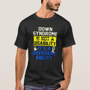 Het is geen 'Disability Down Syndrome Awareness Mo T-shirt